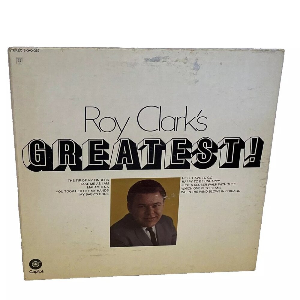 Roy Clark Roy Clark's Greatest! (Vinyl, 1969) Starline SKAO-369 Good+ LP Record